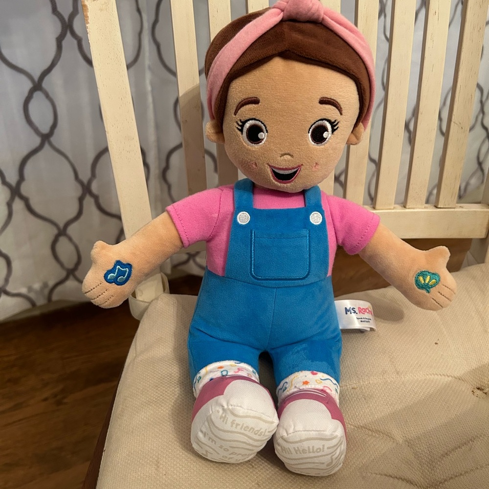 Rachel Kids Plush Doll - Pink and Blue